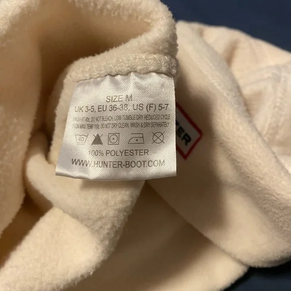 Hunter fleece tall boot socks size M - Picture 3 of 3